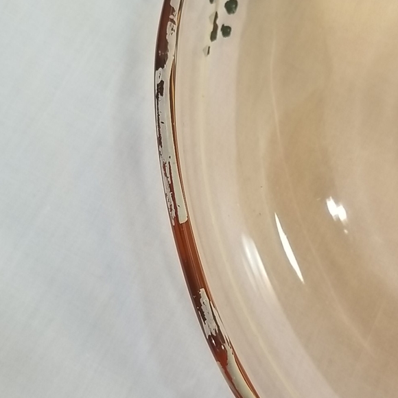 Elegant Depression pink rolled edge console bowl - Picture 8 of 10